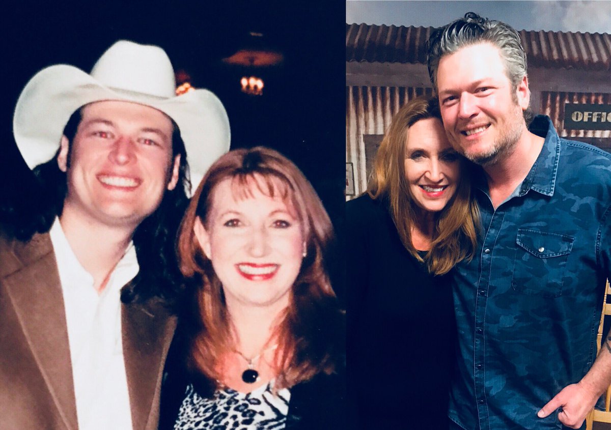 AngieWardonline's tweet image. Happy 32nd Birthday to my pal @blakeshelton! (I know he is NOT really 32, but if I say that it makes me 10 years younger!) 😂🤣 Hope you and @gwenstefani have a magical day filled with @smithworksvodka and hugs and smiles! #foreveryoung #mullet #ilivedit