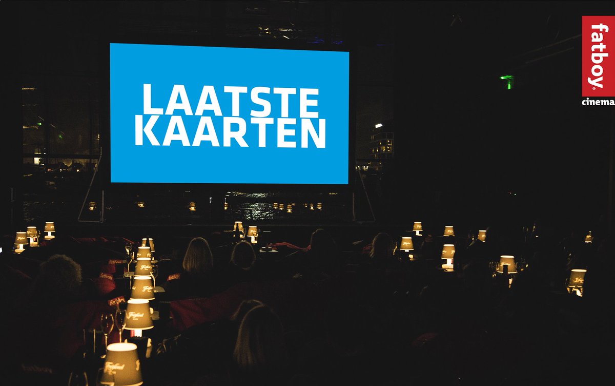 #TICKETALERT: We hebben nog maar een handje vol tickets voor de Openluchtbioscoop op donderdag 28 juni. De film op vrijdag 29 juni is inmiddels volledig uitverkocht! Nog geen kaarten? Scoor ze snel nog even via: bit.ly/fatboyCinema28…