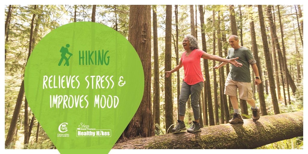 conont's tweet photo. Hiking outdoors has plenty of perks: nice views, fresh air, and the sounds &amp; smells of nature. TRY IT! https://t.co/XDK2lMcMyo #StepIntoNature #HealthyHikes #mentalhealth #MondayMotivation https://t.co/TOT2EuZJ5O