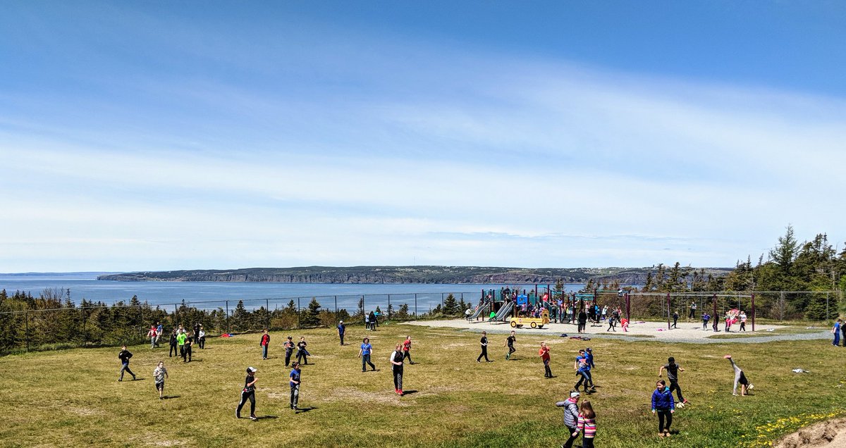 Last outdoor lunch-time duty. ...This school year? Nope: Ever! Lovely sky, beautiful view. Will Will always love the sounds children make when they play. Must go scarf down my lunch now! 😊
#retiring @beachycoveelem <a href="/NLESDCA/">NLESD</a> <a href="/NLTeachersAssoc/">NLTA</a> @tlnlsic