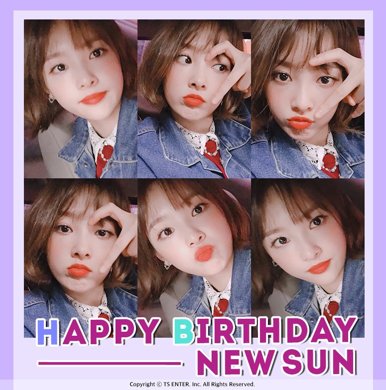 TS_Enter's tweet photo. 20180619 HAPPY BIRTHDAY to 뉴썬(NEWSUN) #HappyNewSunday #뉴썬 #NEWSUN #SONAMOO #소나무 https://t.co/4Qa0pBAe4L