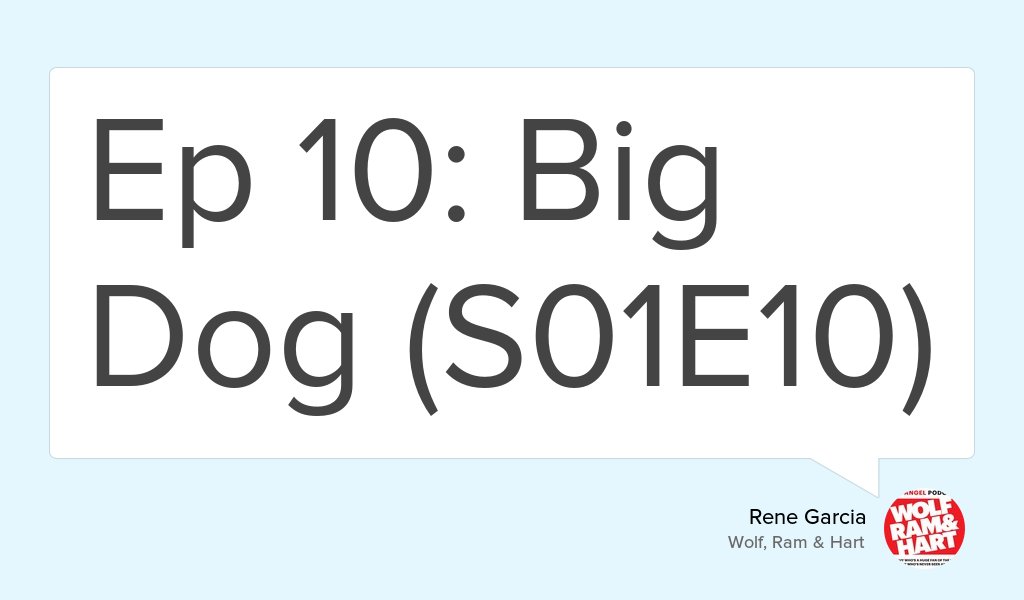 Would you believe that we had to record this episode twice? goo.gl/CeJk0I #BigDog #Angel #powers