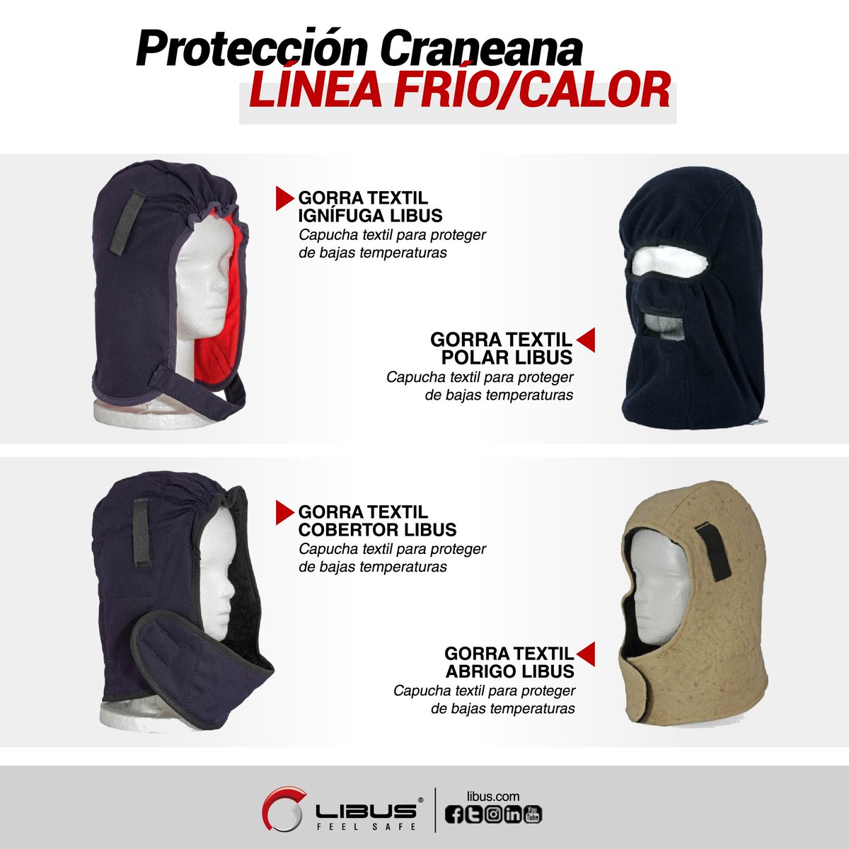 Libusfeelsafe's tweet photo. Esta es nuestra línea frío/calor de complementos para cascos
Conocé más en: https://t.co/ZiXp9zvVk6
#Libus #FeelSafe #SeguridadIndustrial https://t.co/NxtWpY5Lxl