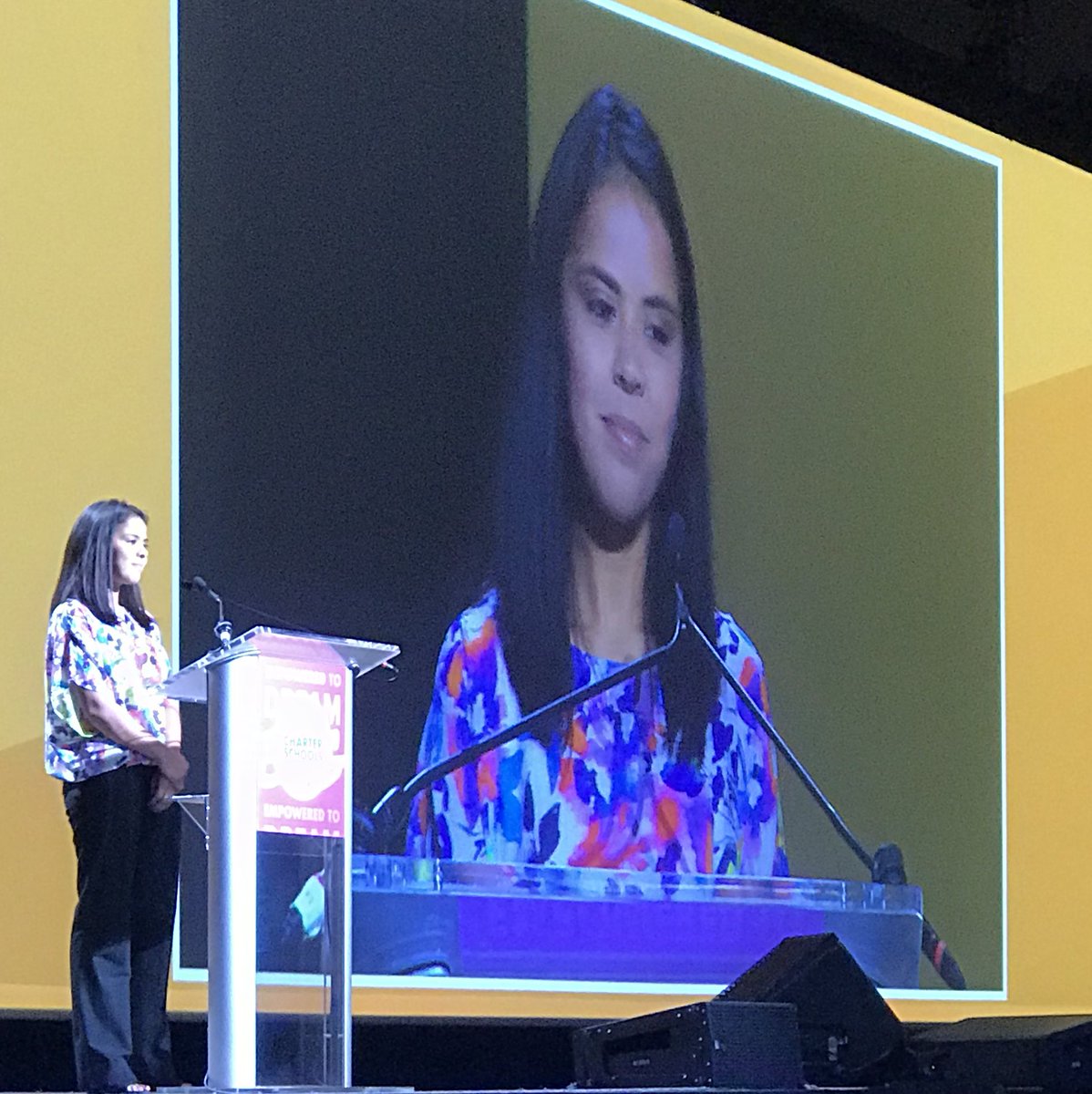 ninasrees's tweet photo. Powerful testimonial from @KIPP Maria Rocha at #NCSC18 on the importance of #DACA ❤️ https://t.co/XqNSP3akPp