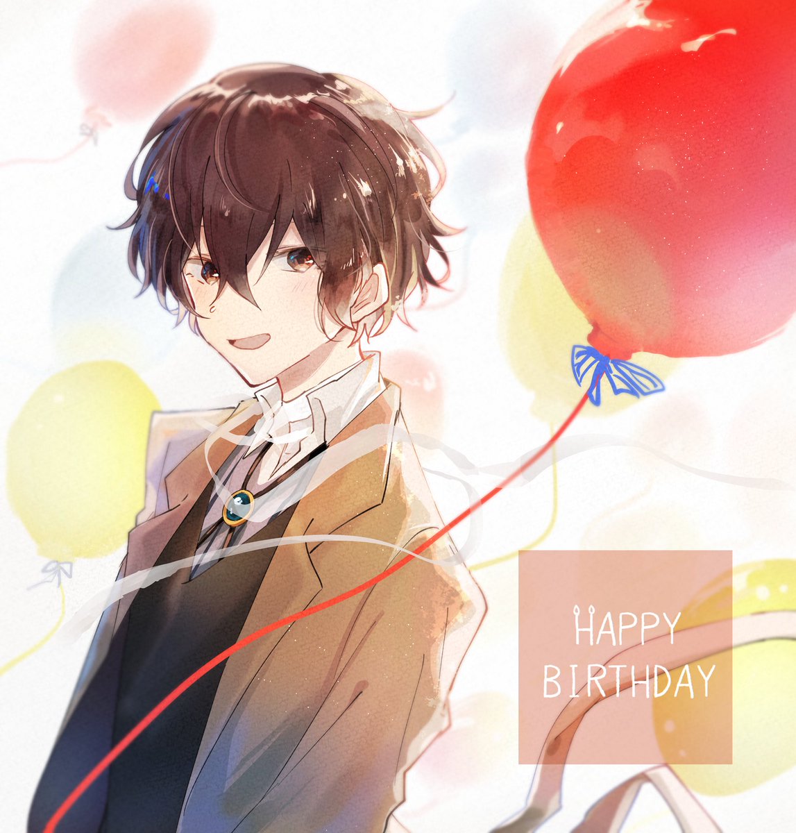 「#包帯無駄遣い装置生誕祭
おめでとう〜!!!??? 」|ゆたんぽ@多忙のイラスト