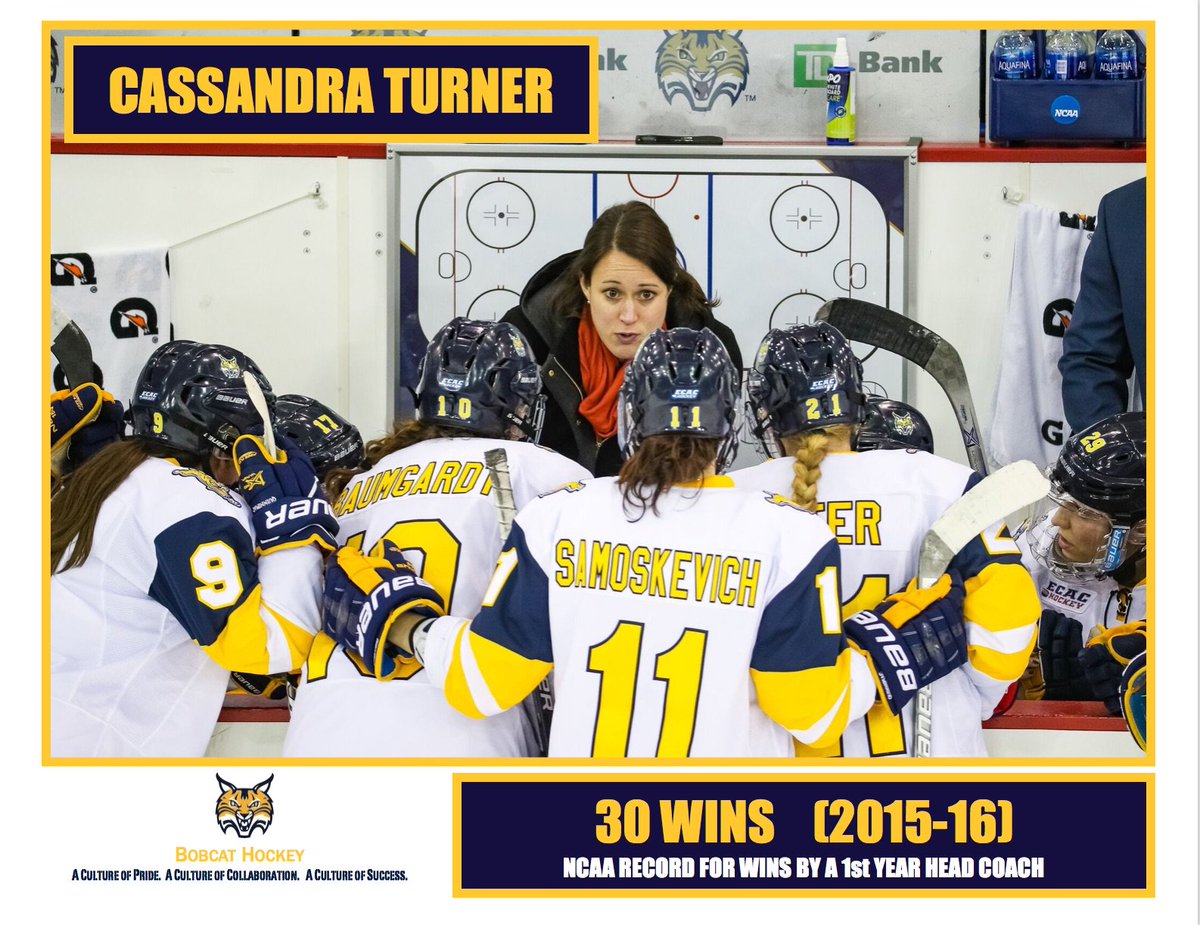 QU_WIH's tweet photo. CHAMPIONSHIP STAFF | Playing and Coaching, QU Staff has combined for 1 NCAA Record, 13 League Championships, 18 NCAA Appearances, 8 Final Fours, 5 National Championship Finals.   #20DaysofWOW #Day11 #SheCanCoach #StandardsandExpectations https://t.co/u4A1xD5B71