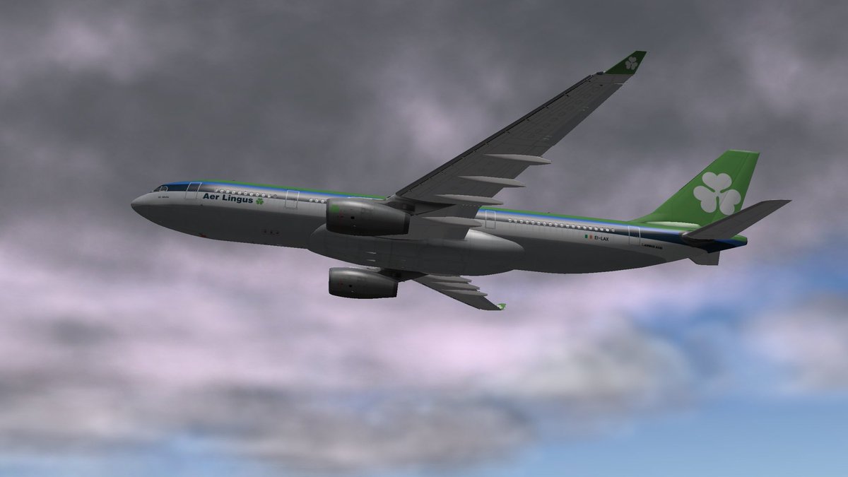 DubATC's tweet photo. In X-Plane 10 there is no JarDesign A330 with GE engines, but someone did an old school EIN with one! https://t.co/LPWKB1NBlF