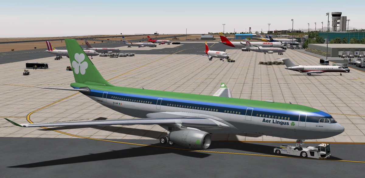 DubATC's tweet photo. In X-Plane 10 there is no JarDesign A330 with GE engines, but someone did an old school EIN with one! https://t.co/LPWKB1NBlF