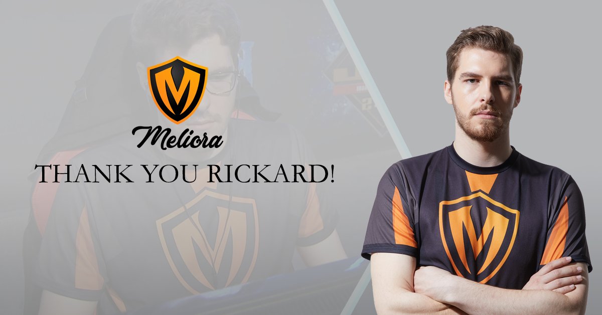 Meliora Esports (@melioragg) on Twitter photo Today we wave goodbye to our first player ever @Meliora_SortOf! 👋
Rickard will always be part of the <a href="/MelioraGG/">Meliora Esports</a> family, and we are sure our paths will cross again! Thank you for everything Ricky! 😊
#Meliora #AlwaysBetter #StarCraft Today we wave goodbye to our first player ever @Meliora_SortOf! 👋
Rickard will always be part of the <a href="/MelioraGG/">Meliora Esports</a> family, and we are sure our paths will cross again! Thank you for everything Ricky! 😊
#Meliora #AlwaysBetter #StarCraft