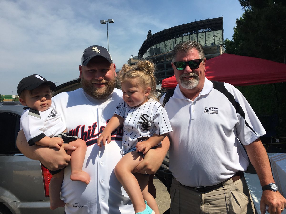 cgryike's tweet photo. Sox game! Celebrated Fathets day. https://t.co/XGL7v8DK08