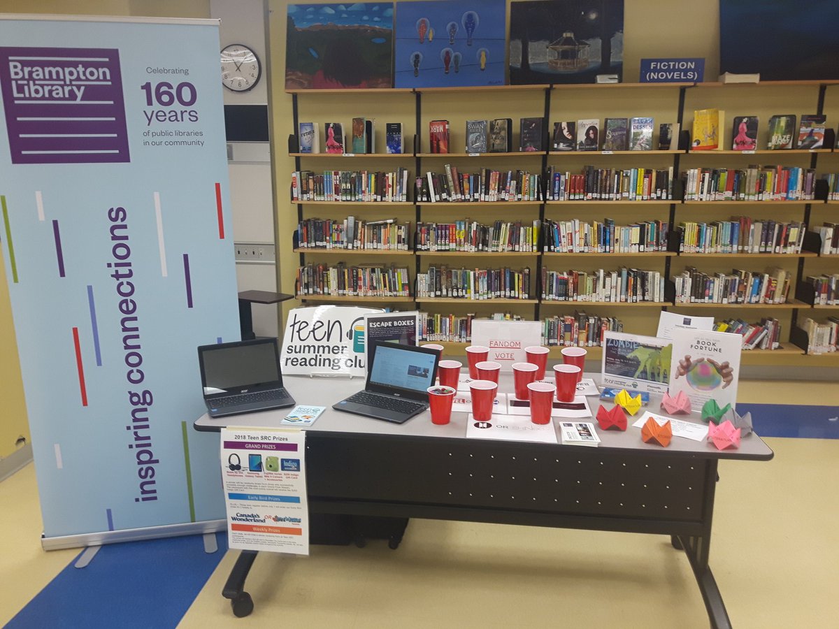 mctavish_h's tweet image. @CardinalLegerSS come to the library to learn about the @BramptonLibrary Teen Summer Reading Club! Read and win prizes! #lancerlearning