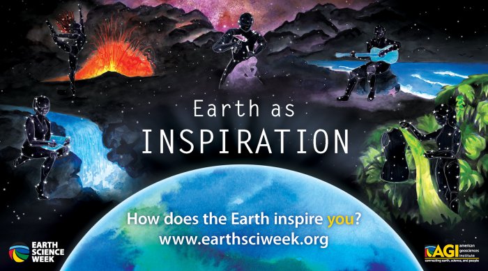 earthsciweek's tweet photo. Earth Science Week 2018 Toolkits are now available for advance orders! 
The toolkit contains everything you need to prepare for Earth Science Week (October 14-20, 2018), which celebrates the theme "Earth as Inspiration."
Place your order today at: https://t.co/RfAxzhgnuE https://t.co/jmdMVltuaV