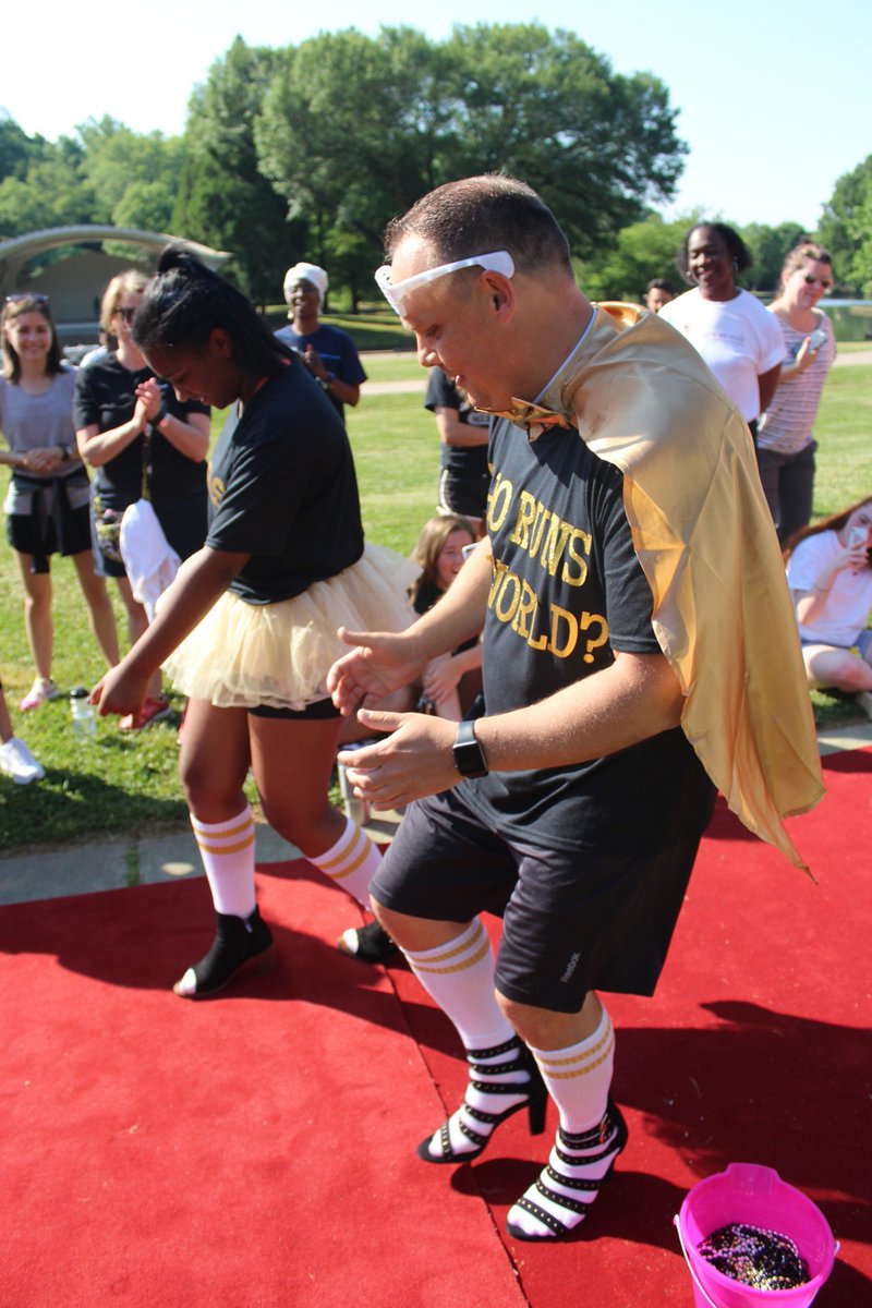 dfscharlotte's tweet photo. Thrilled to announce we hit our goal of raising $50K thru #ShakeSwaggerStroll event! Huge props to our Stiletto Swaggerers who really drove this. Congrats to Top Fundraiser, Aaron Laughlin @DARTONGROUP! This can help provide 100 women with unlimited year of services. Thank you! https://t.co/enIzDAqTWv