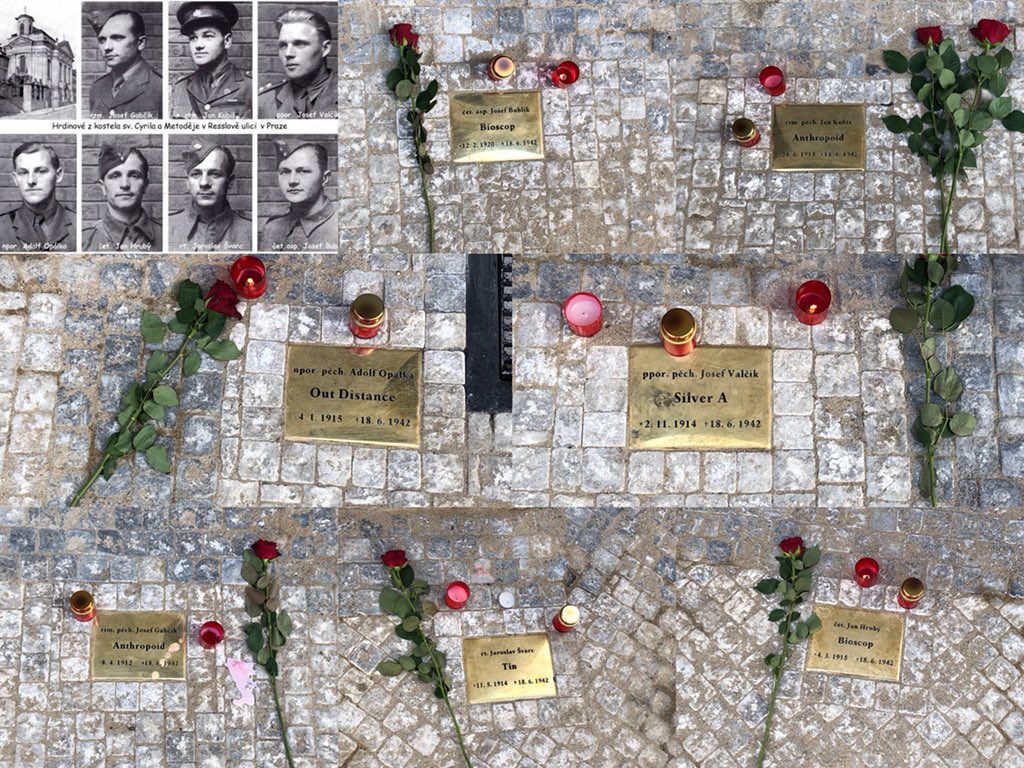 LuKucera's tweet photo. 76 years ago in #Prague.... 6 Czechoslovak superheroes deployed from UK lost their battle against 800 German soldiers after killing R. Heydrich couple of days before. #Anthropoid #OutDistance #Tin #Bioscop #NEVERforgotten https://t.co/jNCWUSbXJ9 https://t.co/UUynzF7suJ