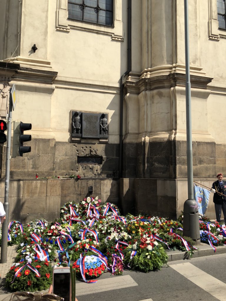 LuKucera's tweet photo. 76 years ago in #Prague.... 6 Czechoslovak superheroes deployed from UK lost their battle against 800 German soldiers after killing R. Heydrich couple of days before. #Anthropoid #OutDistance #Tin #Bioscop #NEVERforgotten https://t.co/jNCWUSbXJ9 https://t.co/UUynzF7suJ