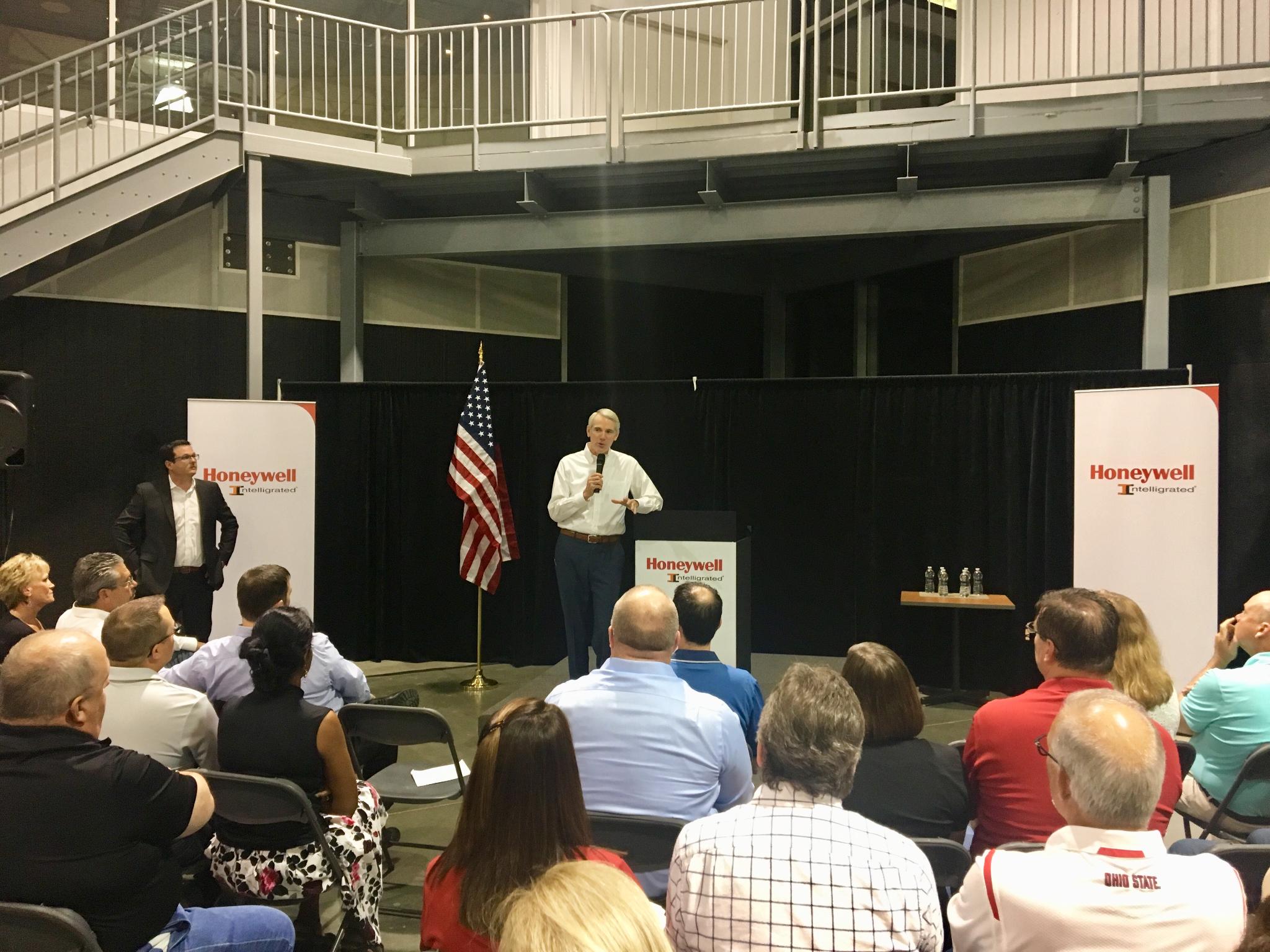 Honeywell Intelligrated On Twitter Thank You Senrobportman For Visiting Our Mason Ohio Office Last Friday To Tour The Facility And Speak With Our Employees Https T Co Aphu8hwu8c Twitter