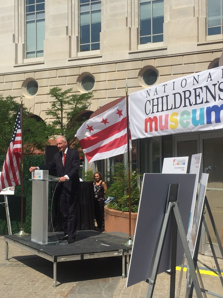 JackEvansWard2's tweet photo. The National Children's Museum will reopen in March 2019 at the Ronald Reagan Building in downtown D.C. I joined the kickoff celebration to welcome the museum to the city. https://t.co/OMH6K6uTyb