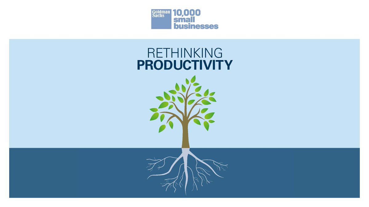 Did you know that #10KSBUK grads are 22% more productive than their UK peers? Read more in our Rethinking Productivity factsheet: click.gs.com/tcch #MakeSmallBig