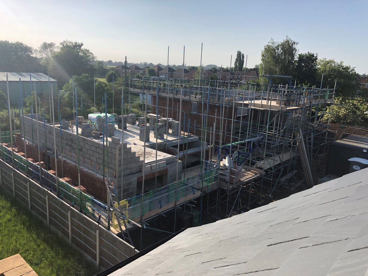 Further progress on Plots 3 and 4 at our Brant Road Development. Both available from £299,950. Reserve now and choose your kitchen and your carpets/flooring.   ow.ly/eRsC30kxD6F