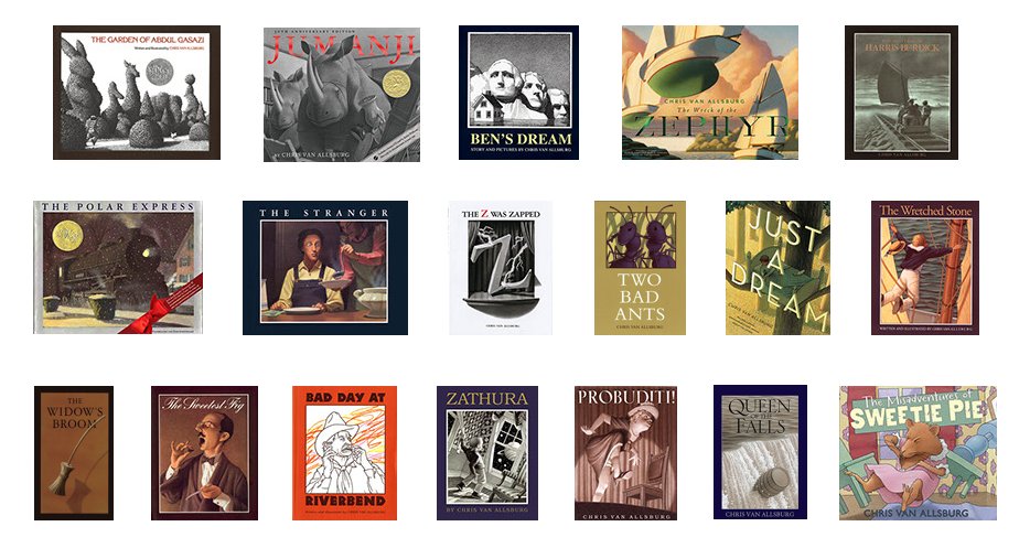 Happy birthday to author and illustrator Chris Van Allsburg! bit.ly/24oi8Y2