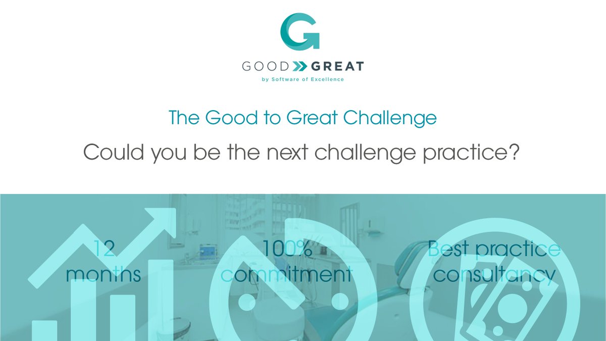 G2GChallenge's tweet photo. The Good to Great Challenge is designed to really get under the skin of your business; understanding your practice and personal goals and setting a clear pathway for how to achieve them. Take the challenge: https://t.co/dVIK5XOZ7S https://t.co/N0KSa90BZM