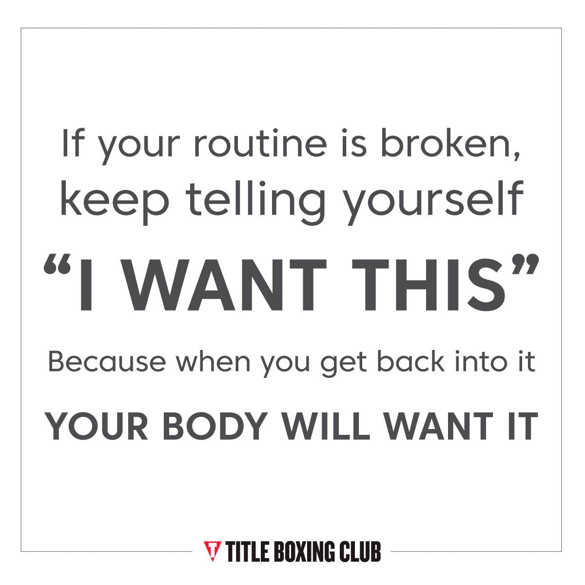 TBCNorthStation's tweet photo. Sometimes your routine gets all messed up. We get that. We're always here for you — keep coming back and your body will thank you.
#TBCNorthStation https://t.co/aiiFIXlxjb