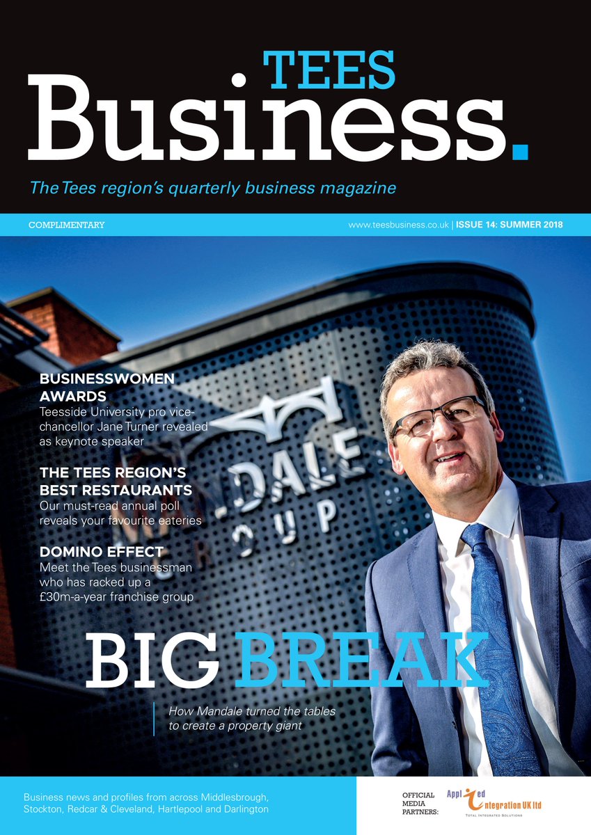 Tees_Business's tweet photo. ONLINE EXCLUSIVE!

The digital version of our latest Tees Business is now available to read online - our biggest and best issue yet, with 80 pages all brimming with positive business news #TalkingUpTeesside

Read it on your mobiles/tablets here: https://t.co/3i7x9oHN0N https://t.co/uM0WG10KVW