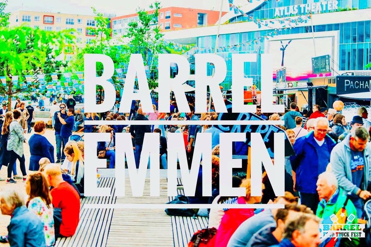 BarrelFoodFest's tweet photo. Komend weekend is het zover! ✪EMMEN✪
Toegang is zoals altijd gratis en vrijdagmiddag vanaf 16.00 u. kun je bij ons terecht voor je vrijdagmiddagbarrel! Borrel.. BARREL ;-) 

Vrijdag 22 juni 16.00 - 24.00 uur
Zaterdag 23 juni 12.00 - 24.00 uur
Zondag 24 juni 12.00 - 21.00 uur. https://t.co/Tvfn6RpUDu