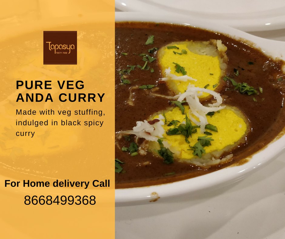 VegNagr's tweet photo. Come and taste the best of Veg.

Pure Veg Eggs made of veg stuffing, indulged in black spicy curry 

#pureveg #pureveginpune #punefoodies https://t.co/j9s9oAY6el
