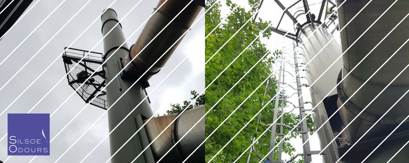 silsoeodours's tweet image. Our odour assessment consultants have strong stomachs! For obvious reasons working with all kinds of #odours, but also as they&apos;re often #WorkingAtHeight. Here&apos;s @james_sneath doing some #StackSampling as part of an #OdourEmissionSurvey. Can you spot him? buff.ly/2kxSNrx