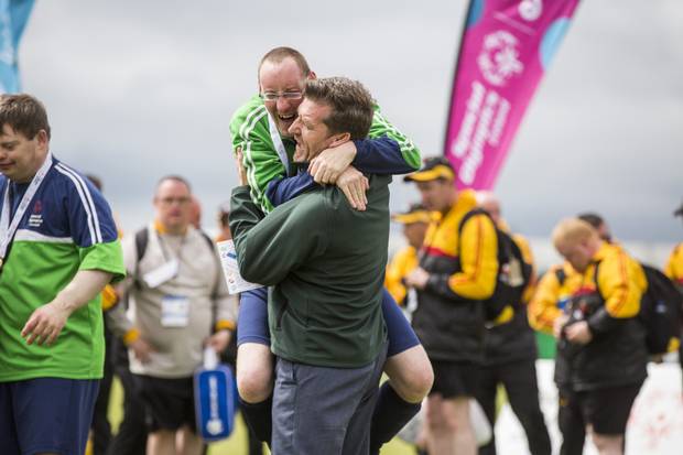 SOIreland's tweet photo. If only we could "bottle that feeling of joy" from a momentous 3 days at #IrelandGames 

Celebrations all around with @mattpenglish and #TeamConnaught  @Independent_ie

https://t.co/ln967EE4fv https://t.co/vTF1d8HQ0B