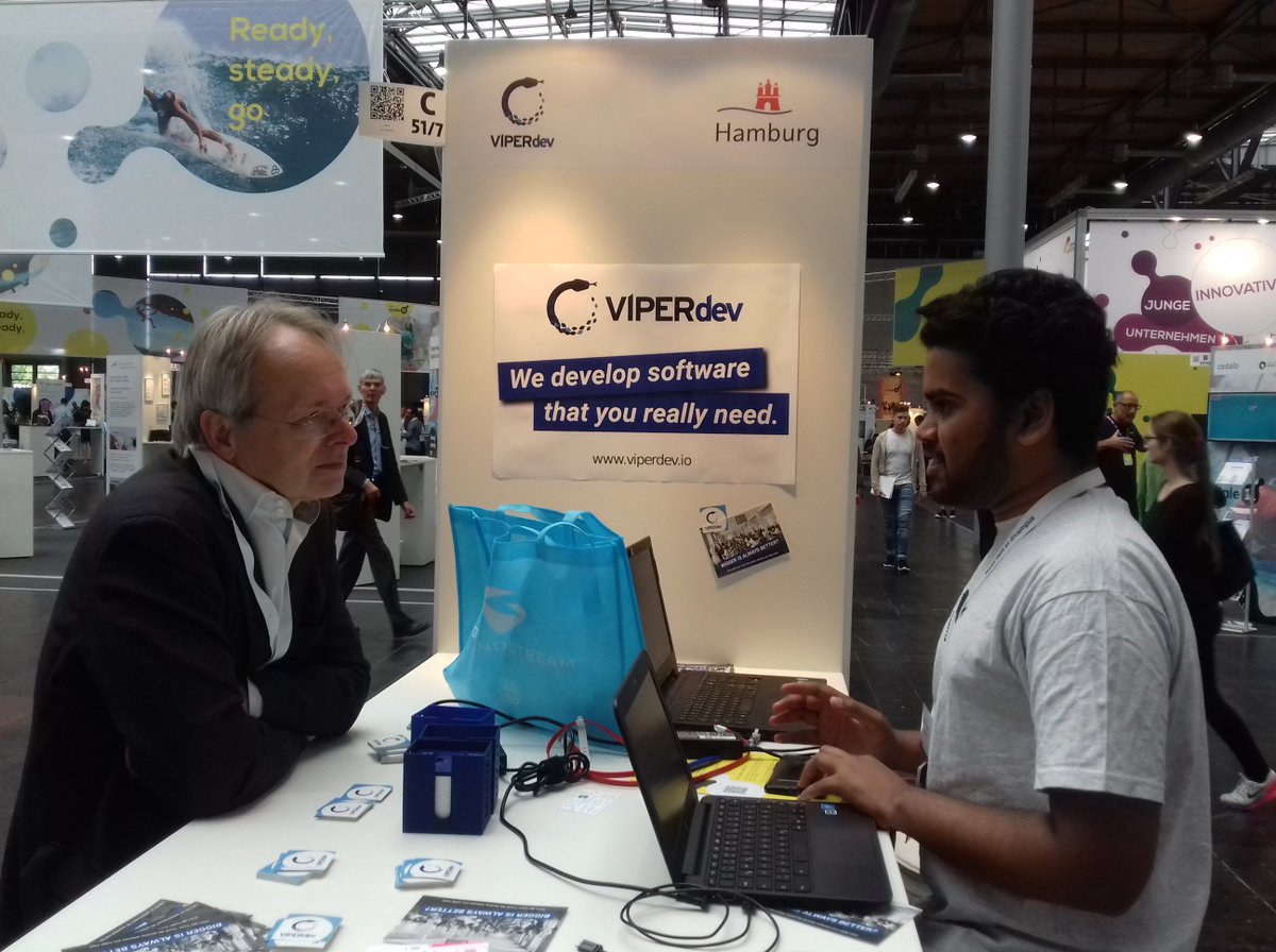 viperdev_io's tweet photo. Happy to have been part of @cebit #CEBIT18 #hannover https://t.co/UTJlblpnuL