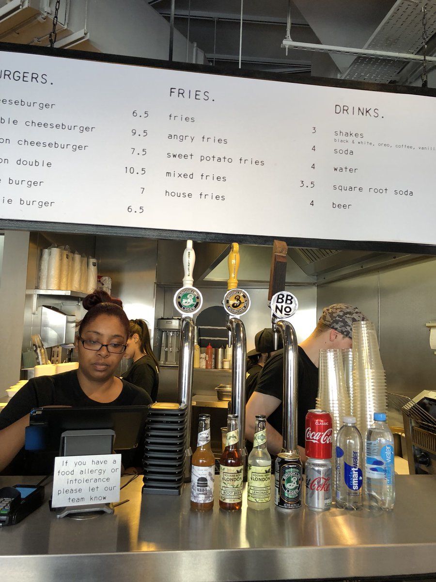 BottleShopBoss's tweet photo. Happy to say we helped bring these @BrooklynBrewery beauties to @bleeckerburger. Brooklyn Lager + burger = good. https://t.co/XTC838uz7X