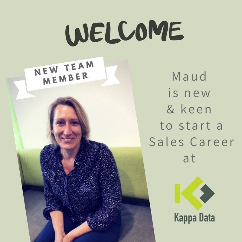 KappaData's tweet photo. You might hear a new voice on the phone ...
... because our Internal Sales Team is growing! We are welcoming Maud today! #kappadata #newhire #welcome https://t.co/QD54bokvVc