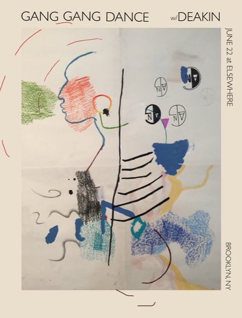 If you are in New York, come celebrate Gang Gang Dance's (<a href="/GangGangDance/">Gang Gang Dance</a>) record release  this Friday at <a href="/elsewherespace/">𝚎 𝚕 𝚜 𝚎 𝚠 𝚑 𝚎 𝚛 𝚎</a>! 
eventbrite.com/e/gang-gang-da…