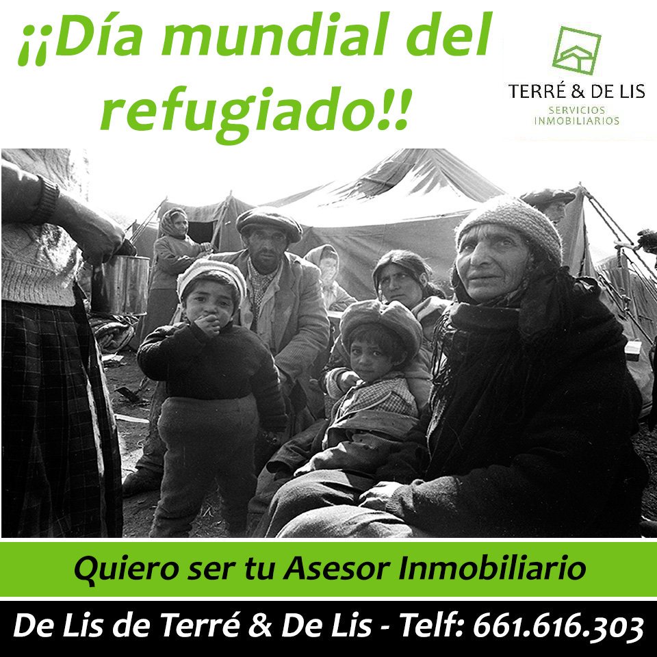 delisfiuza's tweet photo. #DíaMundialDelRefugiado #ConLOsRefugiados #ElDerechoAVivirEnPaz Quiero ser tu #AsesorInmobiliario  #TerreyDeLisServiciosInmobiliariosSL #DeLisAsesorInmobiliario #AsesoramientoFinanciero #VigoyComarca #ValMiñor #Baiona #Nigrán #Gondomar #BaixoMiño https://t.co/PexLyWVINJ