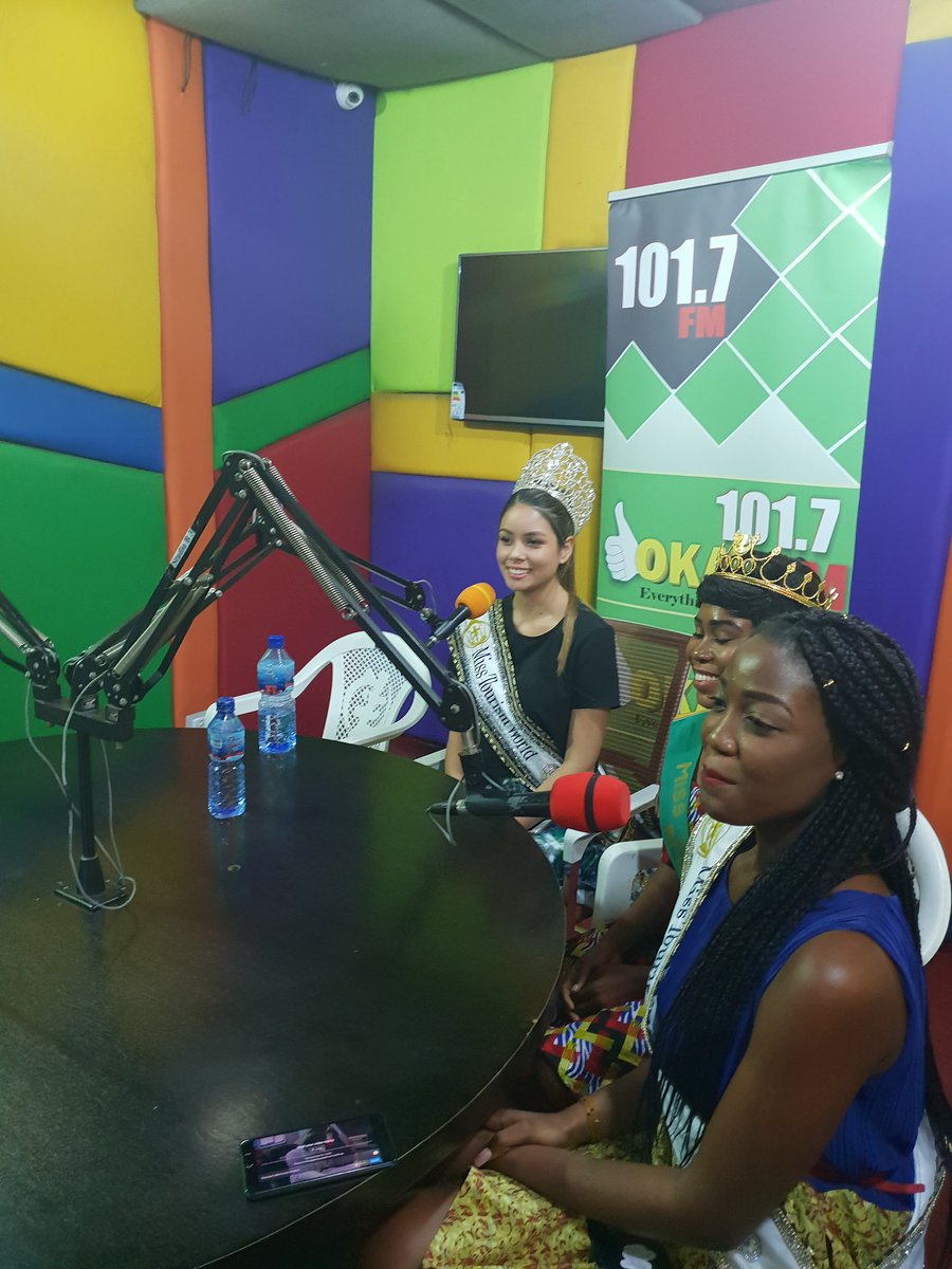 MissTurismoCol's tweet photo. Nuestra reina hizo gira de medios en Ghana visitando las mas populares estaciones de radio...
.
.
#MissTurismoColombia #MasQueUnReinado #Ghana #Africa #Colombia #Africa #OigoLAFM https://t.co/OnBUOrTE3t
