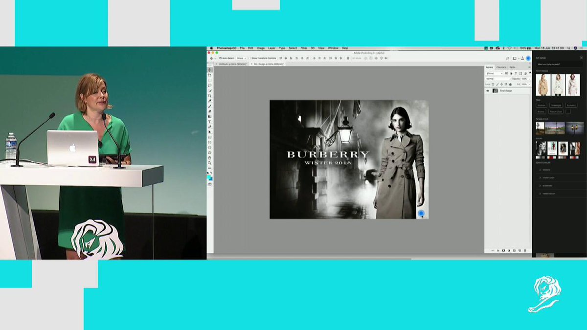 LIONS | The Home of Creativity (@cannes_lions) on Twitter photo From simple sketch, to full campaign poster using AI and machine learning... Thanks <a href="/Adobe/">Adobe</a> for a great session at #CannesLions! From simple sketch, to full campaign poster using AI and machine learning... Thanks <a href="/Adobe/">Adobe</a> for a great session at #CannesLions!