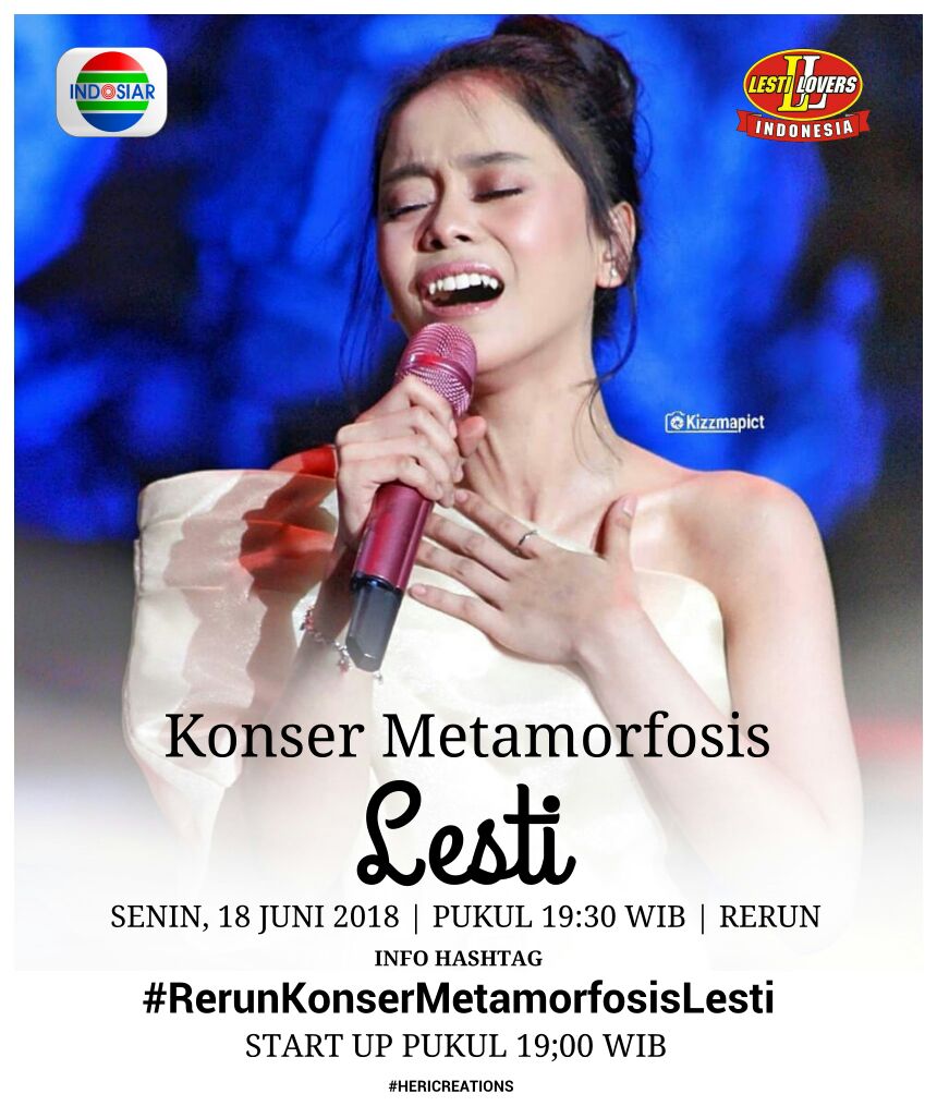 Nntn kembali konser perdanaa kesayangann kita #RerunKonserMetamorfosisLesti