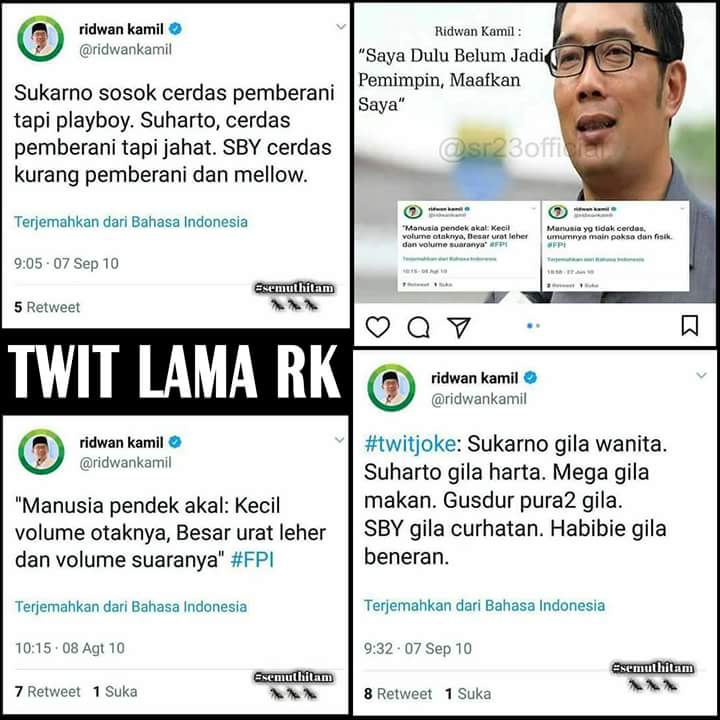 Rounald3's tweet photo. Lo gila puki @ridwankamil Jabar bermarwah bersama ASYIK tenggelamkan @ridwankamil https://t.co/3W2h4oux6Z