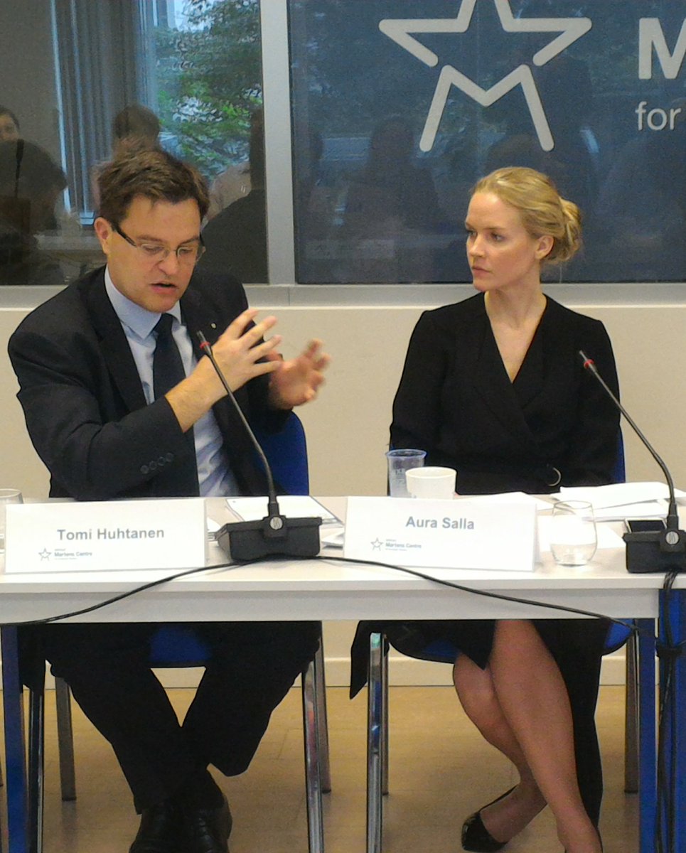 MartensCentre's tweet photo. Our Executive Director @TomiHuhtanen argues that #CentreRight parties need to elaborate credible & feasible solutions to address people's anxiety vis-à-vis #Globalisation.
#EuropeanView #Wmces https://t.co/qKGG99TCOt