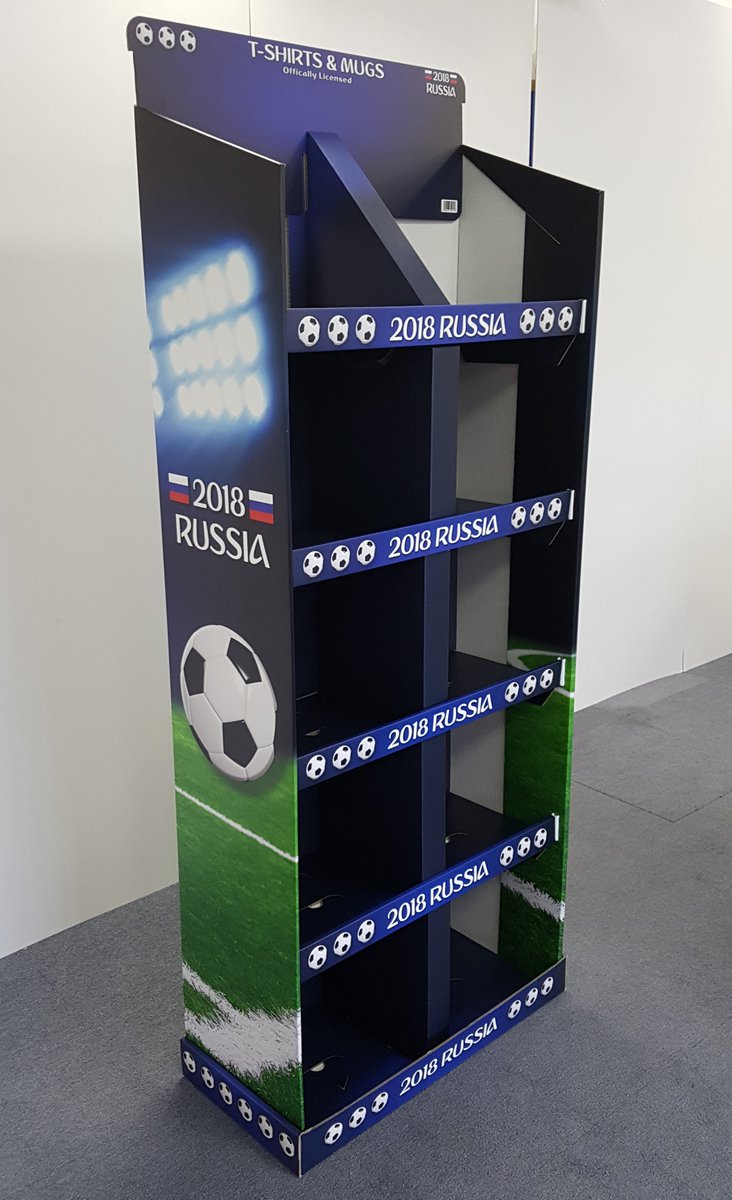 ImageFactoryUK's tweet photo. World Cup FSDU ⚽️ It’s game day, come on England 🏴
#fsdu #retailpos #worldcup2018 #worldcupdisplay #displayunit #england #digitalprint #footballdisplay #russia2018 #pointofsale https://t.co/Xroz09PQvX