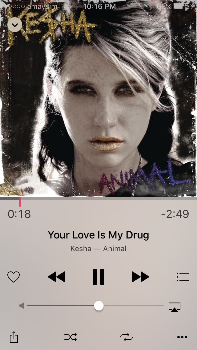 Day 8: Your Love Is My Drug by Kesha