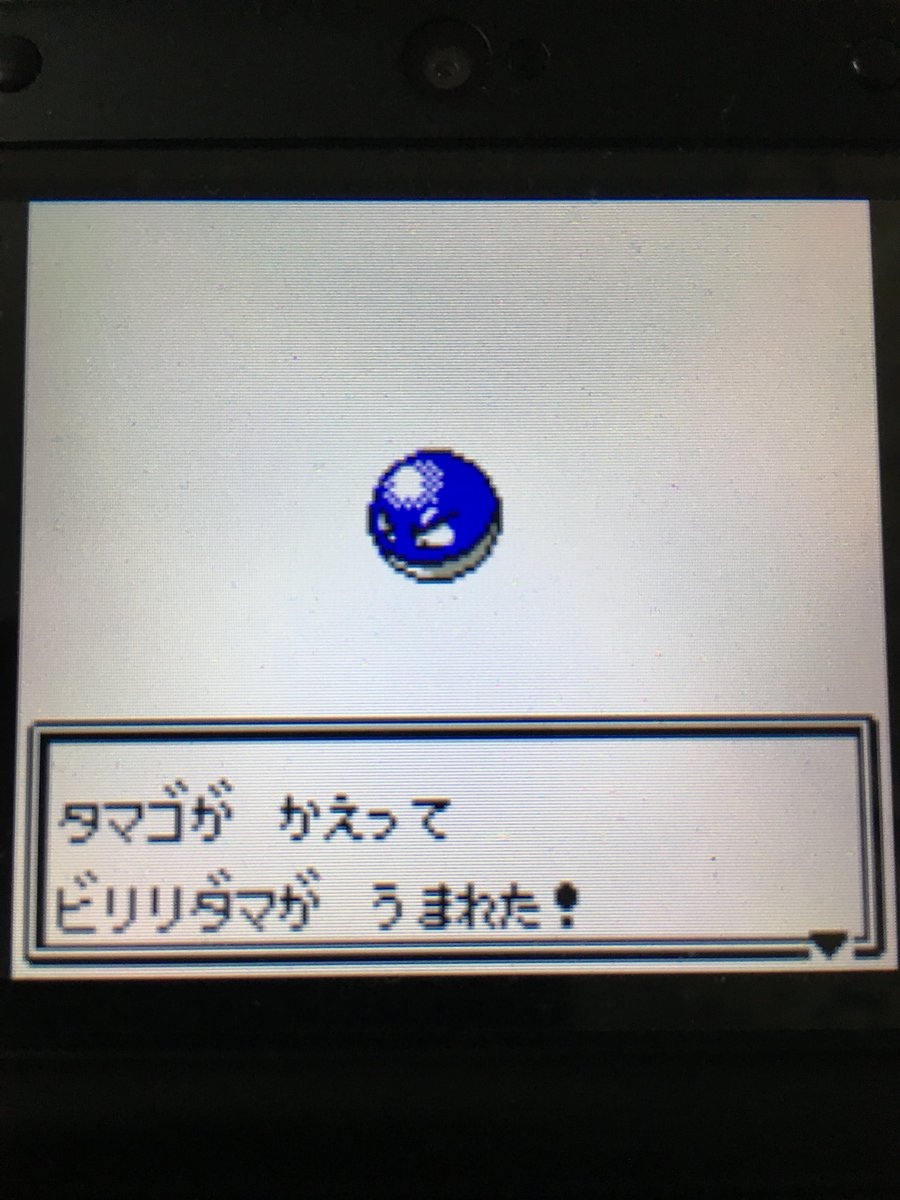色違いポケモン紹介 Vc産ビリリダマ 自由に生きてあそblog