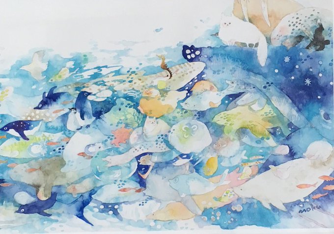 「Watercolor」のTwitter画像/イラスト(古い順))