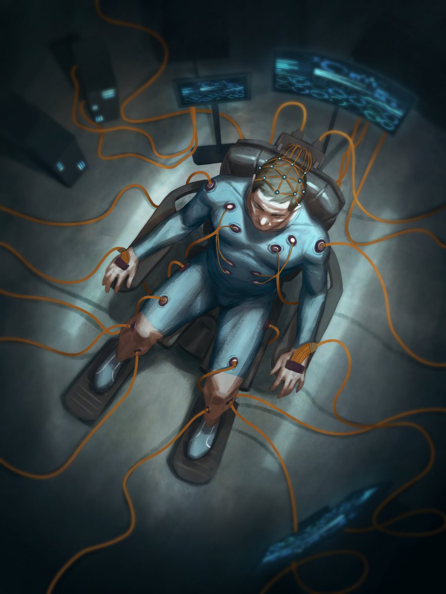 New art of <a href="/S_of_cyberworld/">StreetsofCyberworld</a> has arrived! "Intensive Training", an Action card usable only by Human characters that grants +3* power. #indiegames #gamedev #GameDesign #cardgames #cardgame #art #digitalart