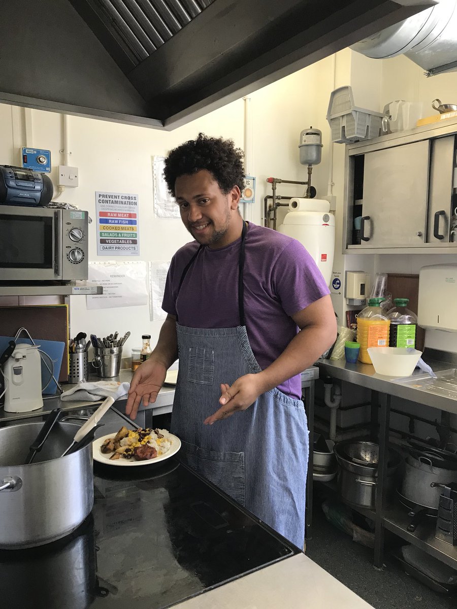 Our Wonderful Sebastian provided a lovely dinner and fresh fruit salad today for our clients  #ValueofSmall