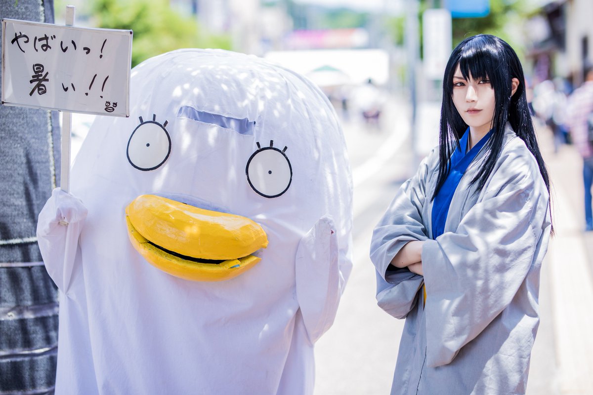 桜哉 銀魂 桂小太郎 エリザベス しゃもさん Photo 景さん 街コス痛コレ初夏 おやべ街コス T Co fgivmgh4 Twitter