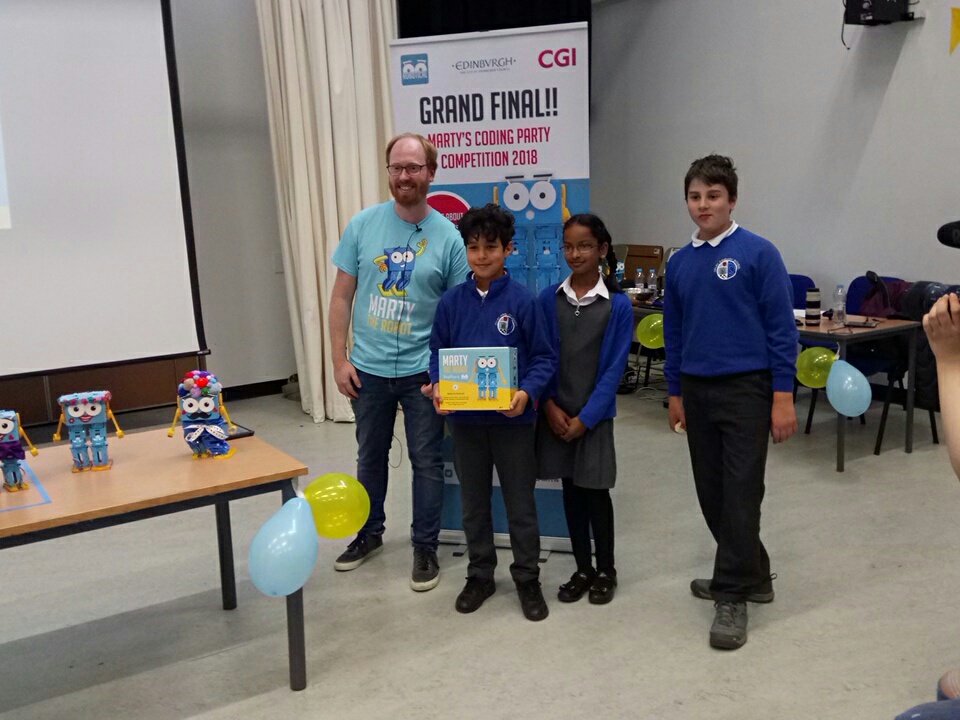 RoboticalLtd's tweet image. The decision is... Technical award prize = @DalryPrimary! #MartysCodingParty18