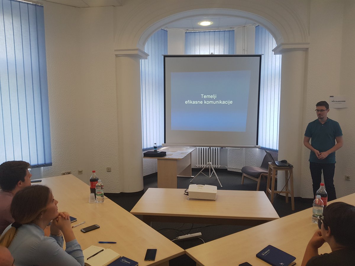 factory_dev_'s tweet photo. To improve internal communication and project success, we started with the first workshop on "The Basics of Efficient Communication" which holds our HR @MarkoMarincel 🙂

#workshop #communication #Factorylife #FactoryFamily #Osijek https://t.co/iSGmp5cxVx